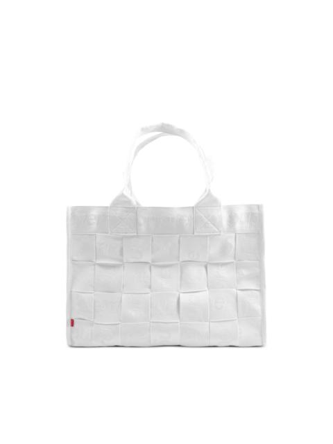 Supreme large woven tote bag