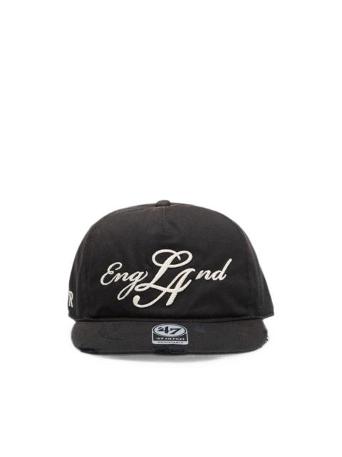 REPRESENT distressed embroidered baseball cap