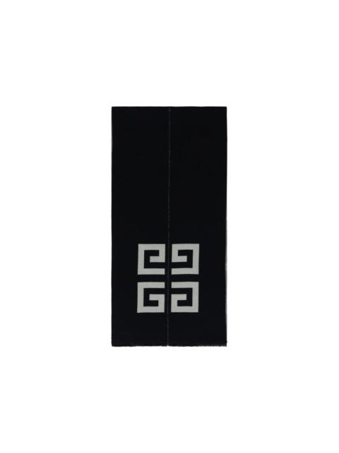 Givenchy Givenchy Split Logo Scarf Navy