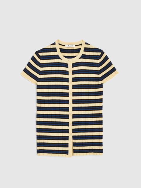 Madewell Short-Sleeve Cardigan