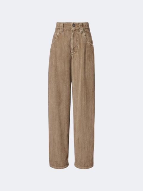 Brunello Cucinelli Monili cotton corduroy straight pants