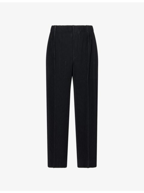 ISSEY MIYAKE Month Straight-Leg Pleated Knitted Trousers