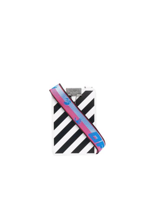 Off-White Diag Stripe phone bag