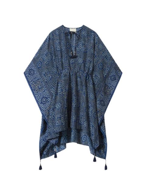 Isabel Marant LORELIZ tassel patterned cover-up