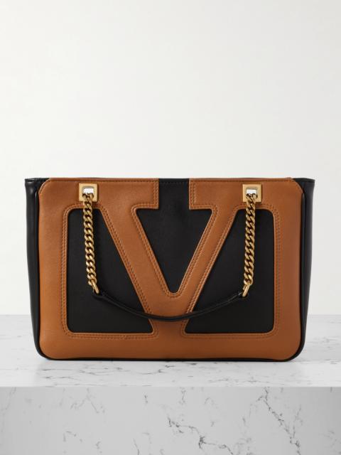 Valentino Viva Superstar Two-tone Leather Shoulder Bag