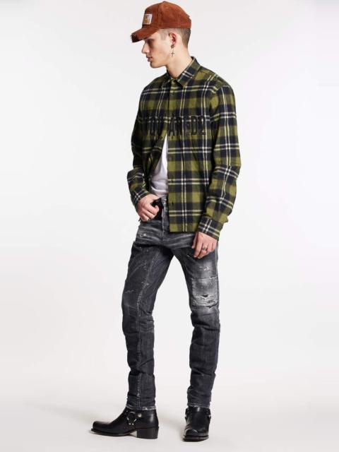 DSQUARED2 BLACK RIPPED WASH COOL GUY JEANS