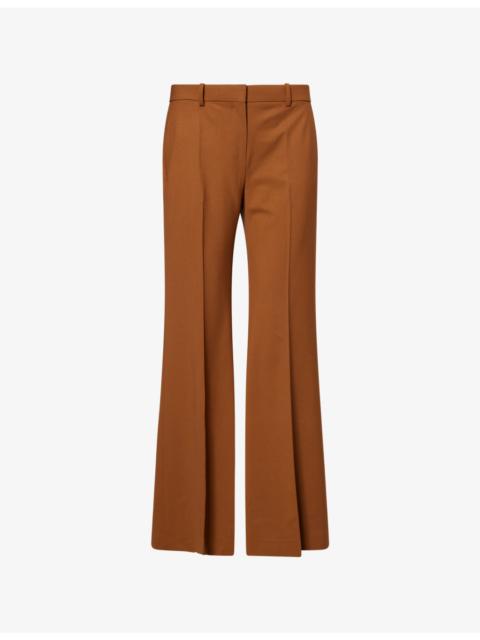 Theory Fluid Wide-Leg Wool Trousers