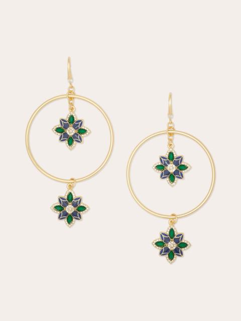 RAMY BROOK Camila Flower Charm Earrings