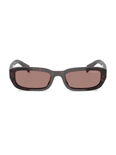 Prada Women's 53MM Rectangular Sunglasses - Lite Brown