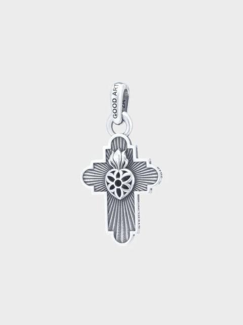 Iron Heart GOOD ART HLYWD Jimmy Cross Pendant Size A - Sterling Silver