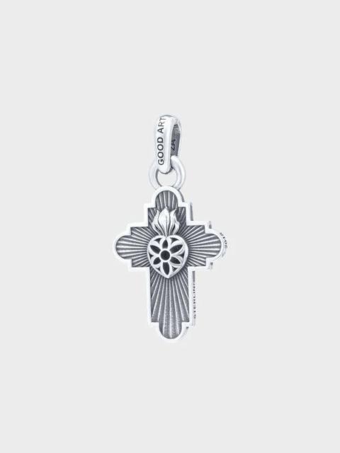 Iron Heart GOOD ART HLYWD Jimmy Cross Pendant Size A - Sterling Silver