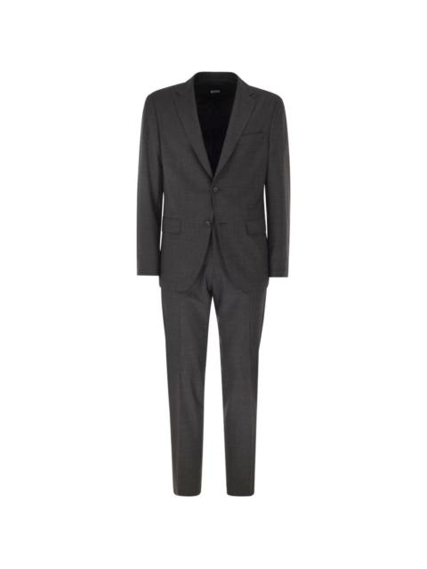 BOSS notched-lapel suit