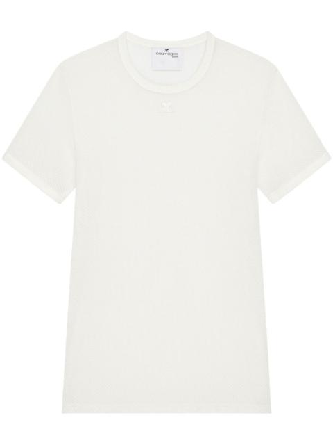 courrèges mesh T-shirt
