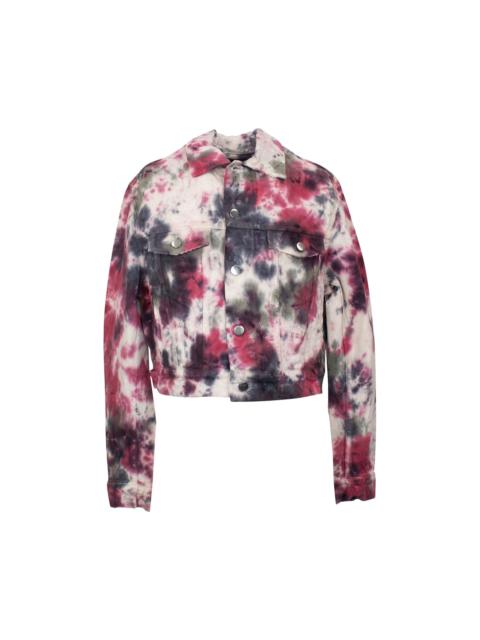 Amiri Tie Dye Denim Trucker Jacket 'Multicolor'