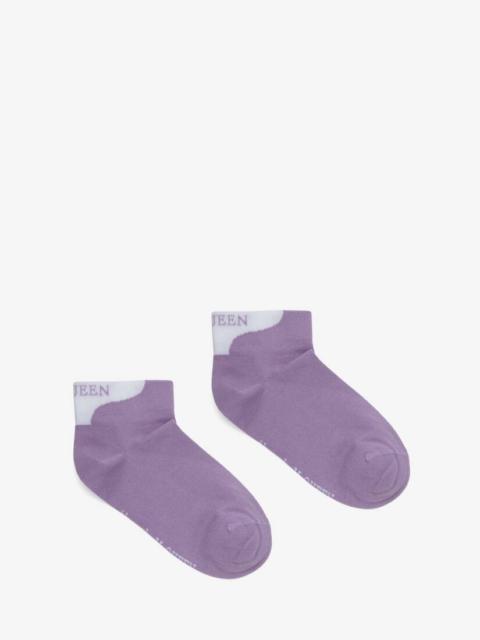 Alexander McQueen Alexander Mcqueen Ankle Socks in Lilac