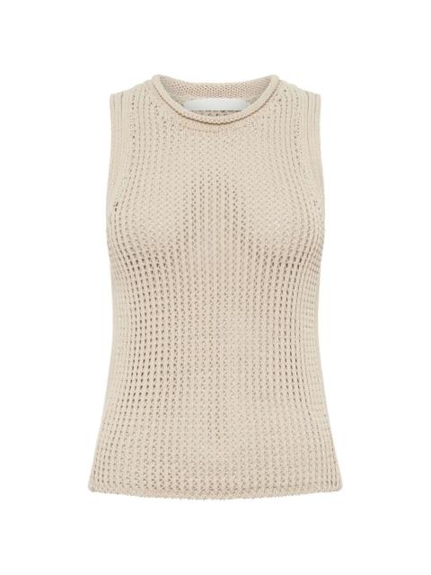 Grid Mesh tank top