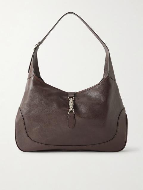 GUCCI Jackie 1961 Large Textured-leather Shoulder Bag