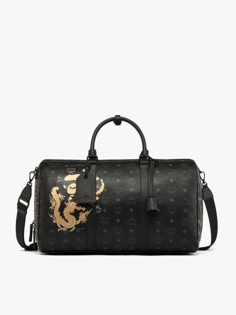 MCM MCM x BAPE Ottomar Weekender Bag in Visetos