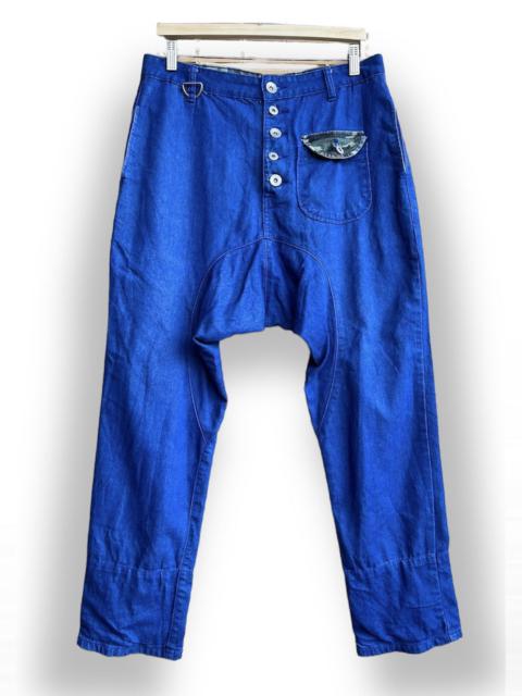 Other Designers Japanese Brand - Steals Avant Garde Open Arms Japan Baggy Denim Jeans