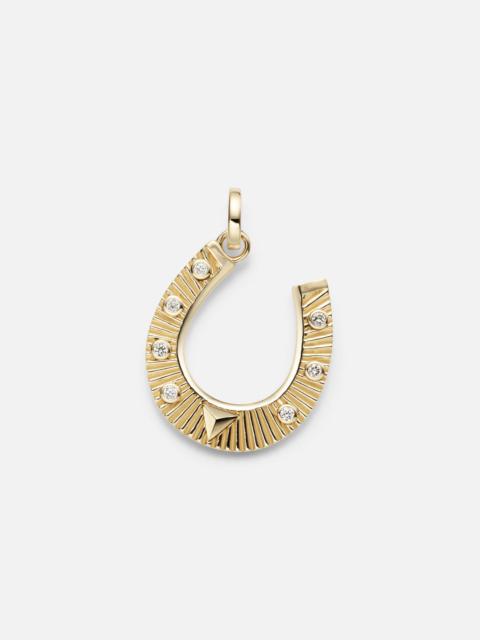 FOUNDRAE 18kt gold pendant with diamonds