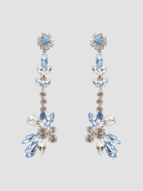 Erdem CRYSTAL LONG EARRING