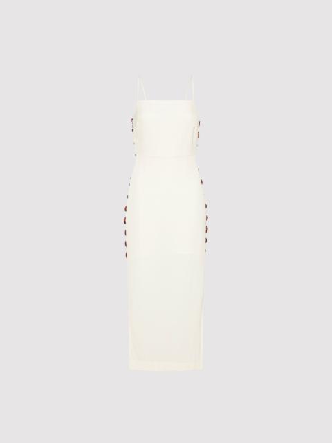ST. AGNI Link Detail Dress - Cool White