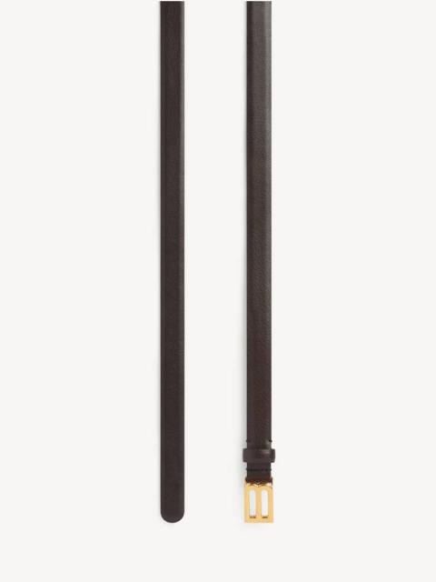 BALENCIAGA Women's Bolero B Belt in Moka