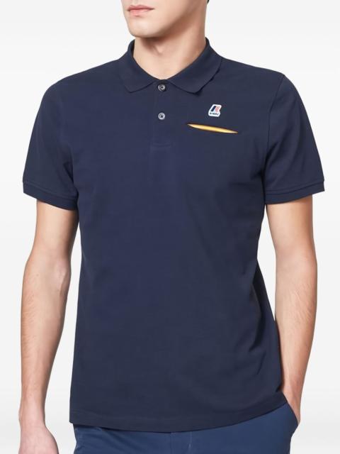 K-WAY Briac pocket logo polo shirt