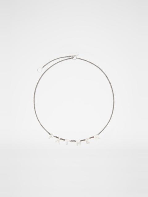 Jil Sander Lettering Necklace