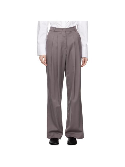 LOW CLASSIC Purple Basic Trousers