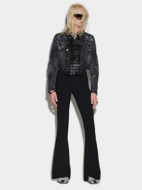 DSQUARED2 HIGH WAIST FLARE PANTS
