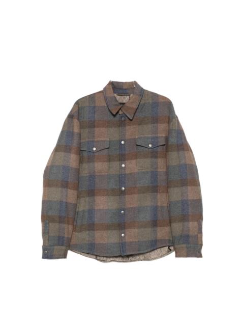 Etro Wool checked shirt