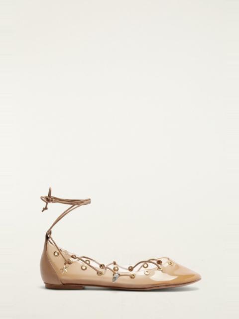 FARM RIO Sand Sea Lace Up Jelly Ballerina