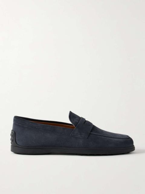 Suede Penny Loafers