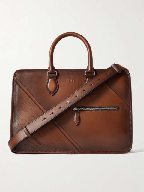 Un Jour Mini Scritto Leather Briefcase