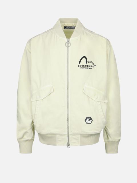 EVISU Multiple Logo Embroideries MA-1 Bomber Jacket