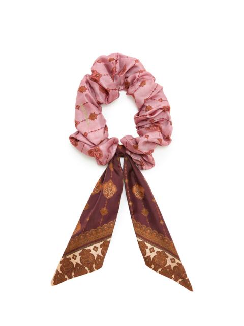 Zimmermann PRINTED SILK TIE SCRUNCHIE