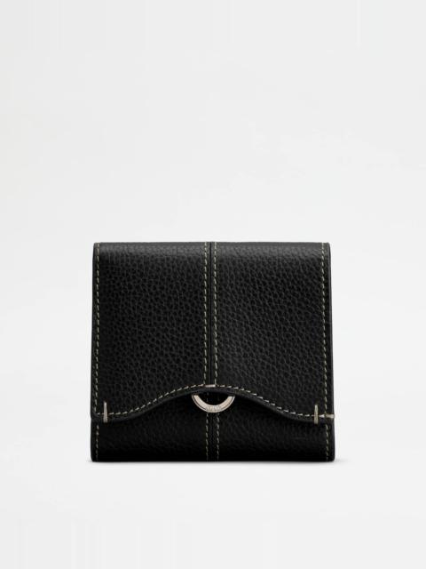 Tod's WALLET IN LEATHER - BLACK