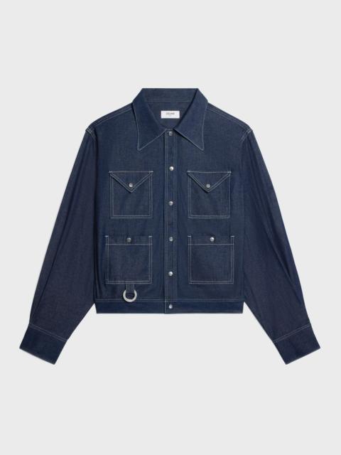 CELINE shirt IN COTTON DENIM