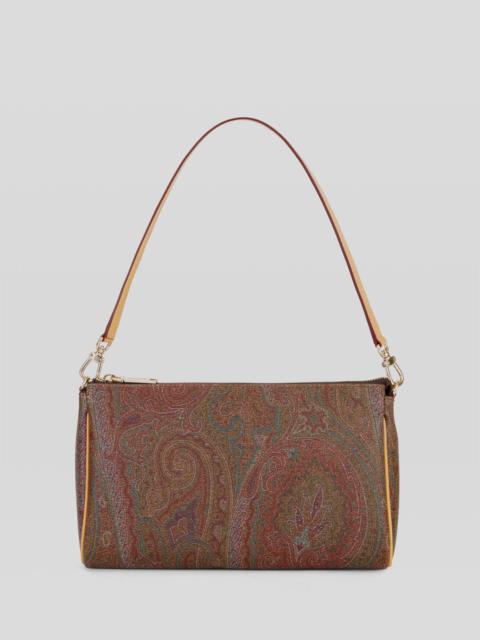Etro PAISLEY SHOULDER BAG WITH LEATHER DETAILS