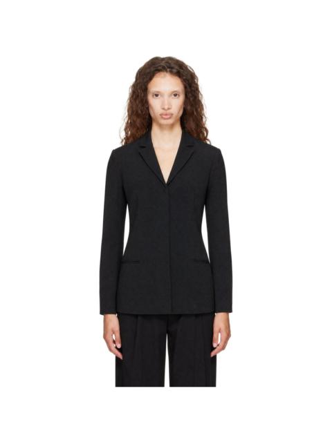 TOTEME Black Slim Wool Blazer