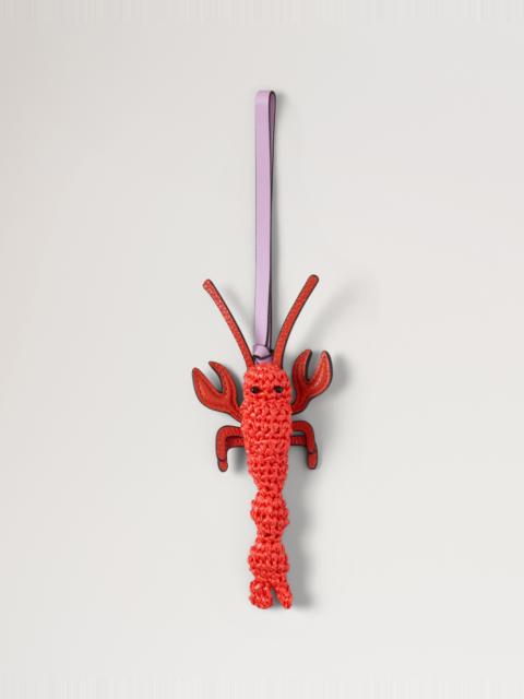 Mulberry British Summer Bag Charm - Lobster Multicolour Mixed Material