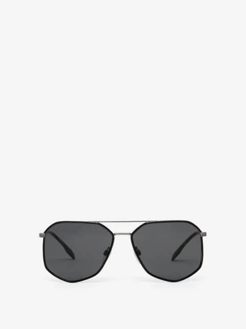 Geometric Frame Sunglasses