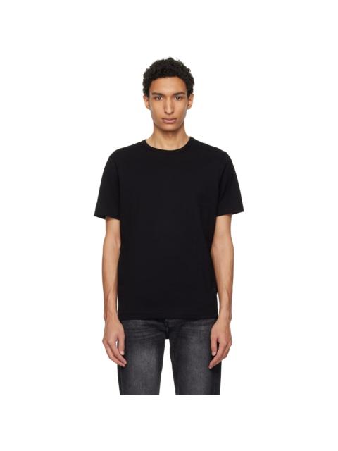 Merz b. Schwanen Black 2M15 Mid-Century Machine Refined Fit T-Shirt