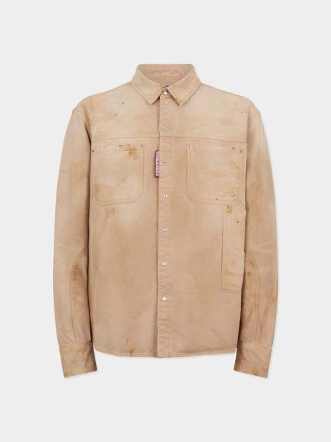 DSQUARED2 GARMENT DYED CARPENTER SHIRT