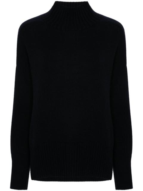 Allude mock-neck cashmere sweater