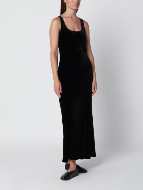 RÓHE Black velvet long dress