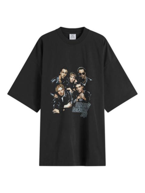 VETEMENTS VETEMENTS Backstreetboys Oversized T-Shirt