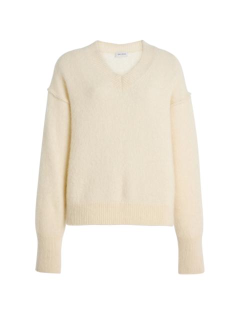 House of Dagmar Alpaca-Knit Top white