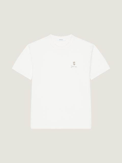 Givenchy T-SHIRT IN KNIT WITH PEARL EMBROIDERY